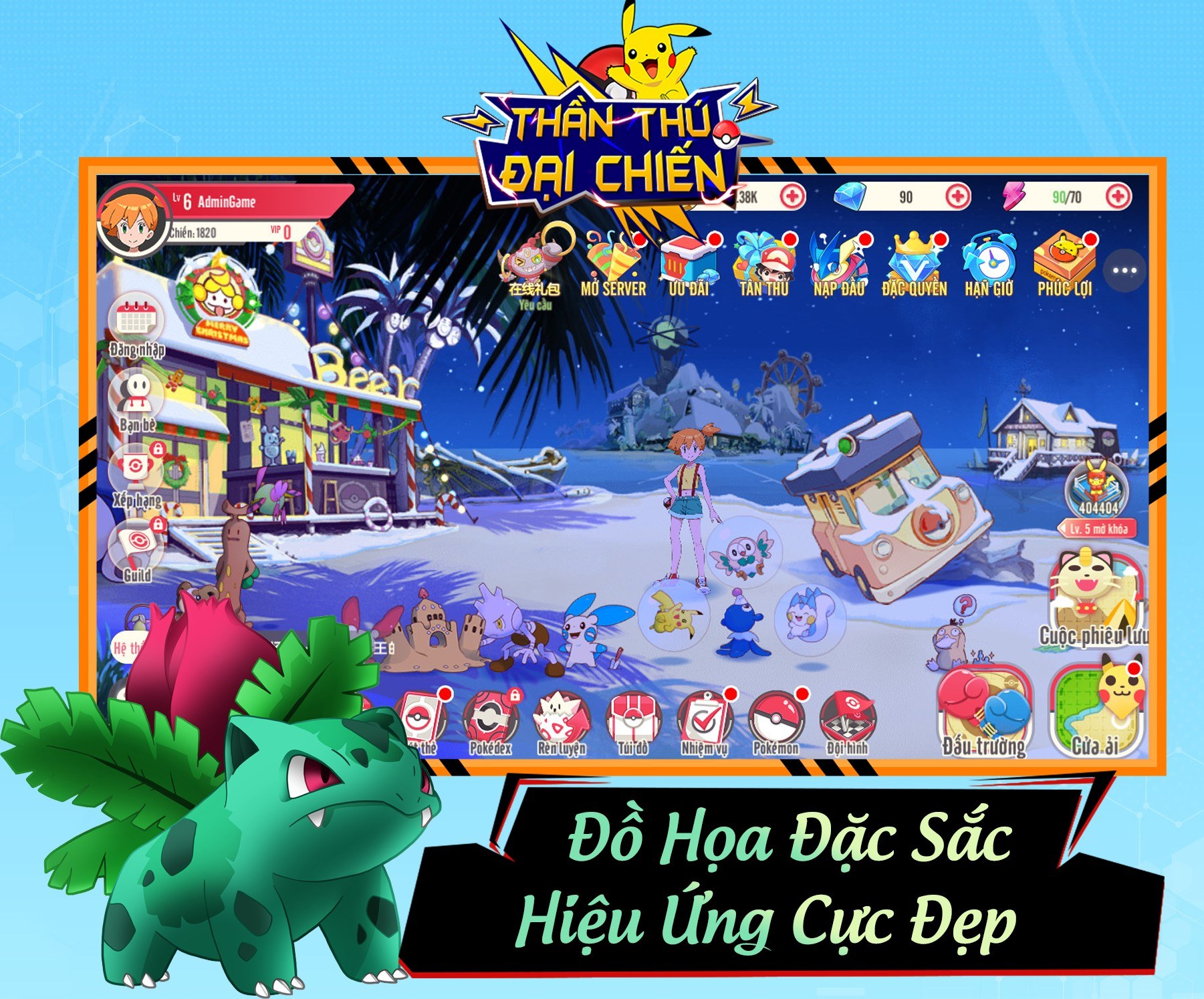 Thần Thú Đại Chiến: Game đấu Pokémon đồ họa 2D+ đẹp mắt sắp ra mắt