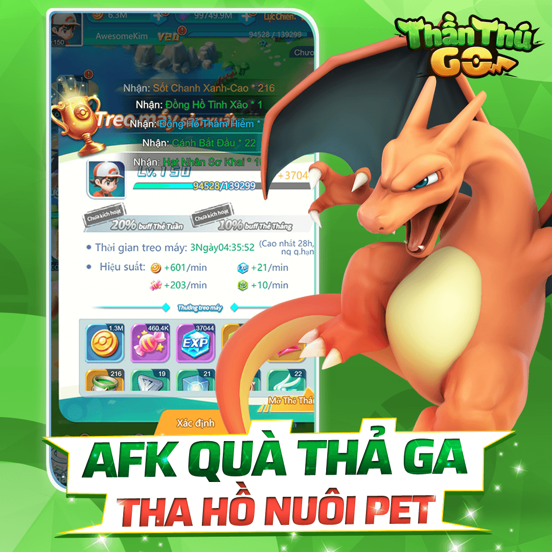 Thần Thú GO: Game đấu Pet rảnh tay đề tài Pokemon chuẩn bị ra mắt Việt Nam