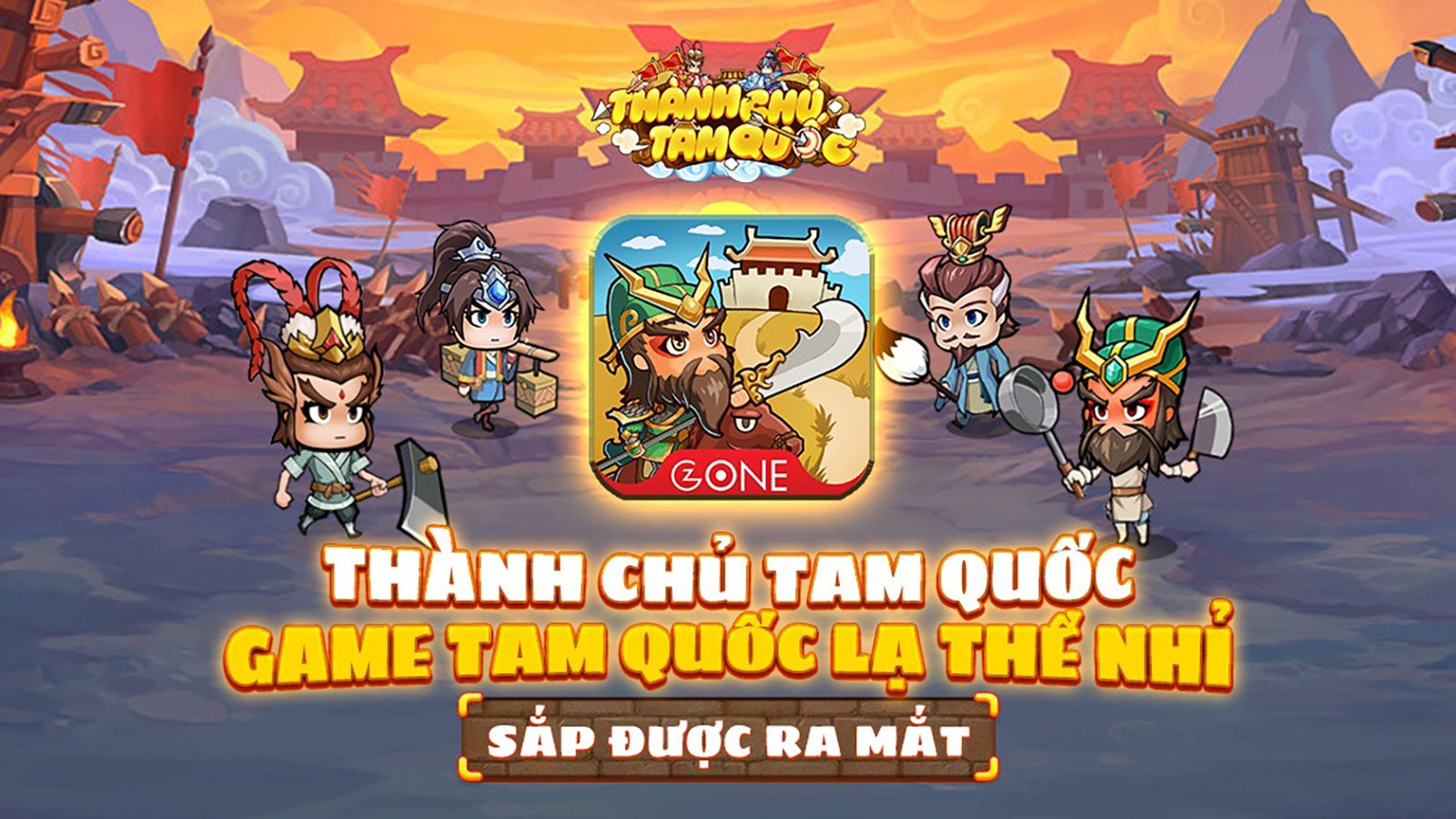 Thành Chủ Tam Quốc: Game Tam Quốc độc lạ sắp ra mắt