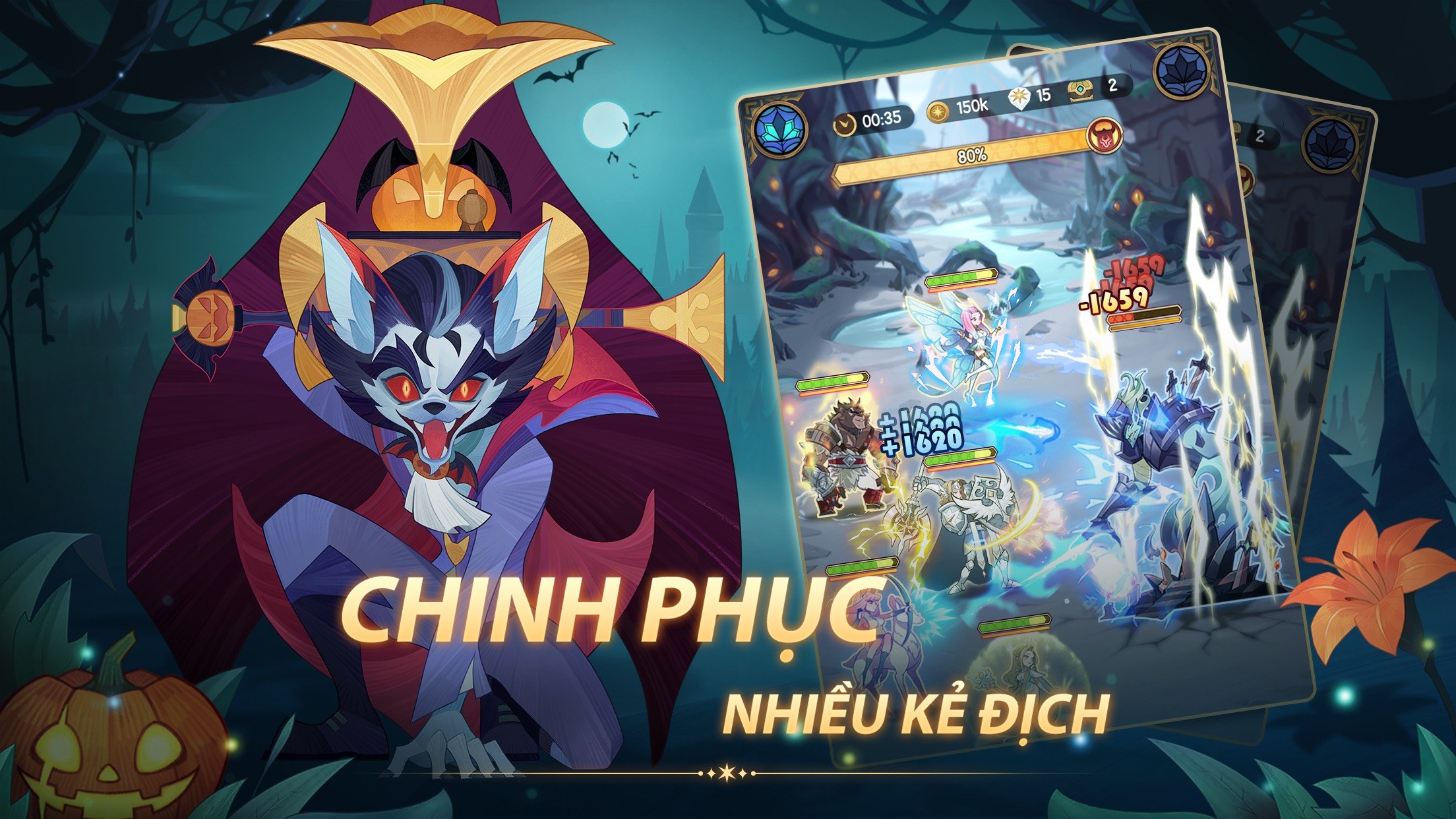 Tựa game AFK Arena phát hành tại Việt Nam với tên Thánh Địa AFK