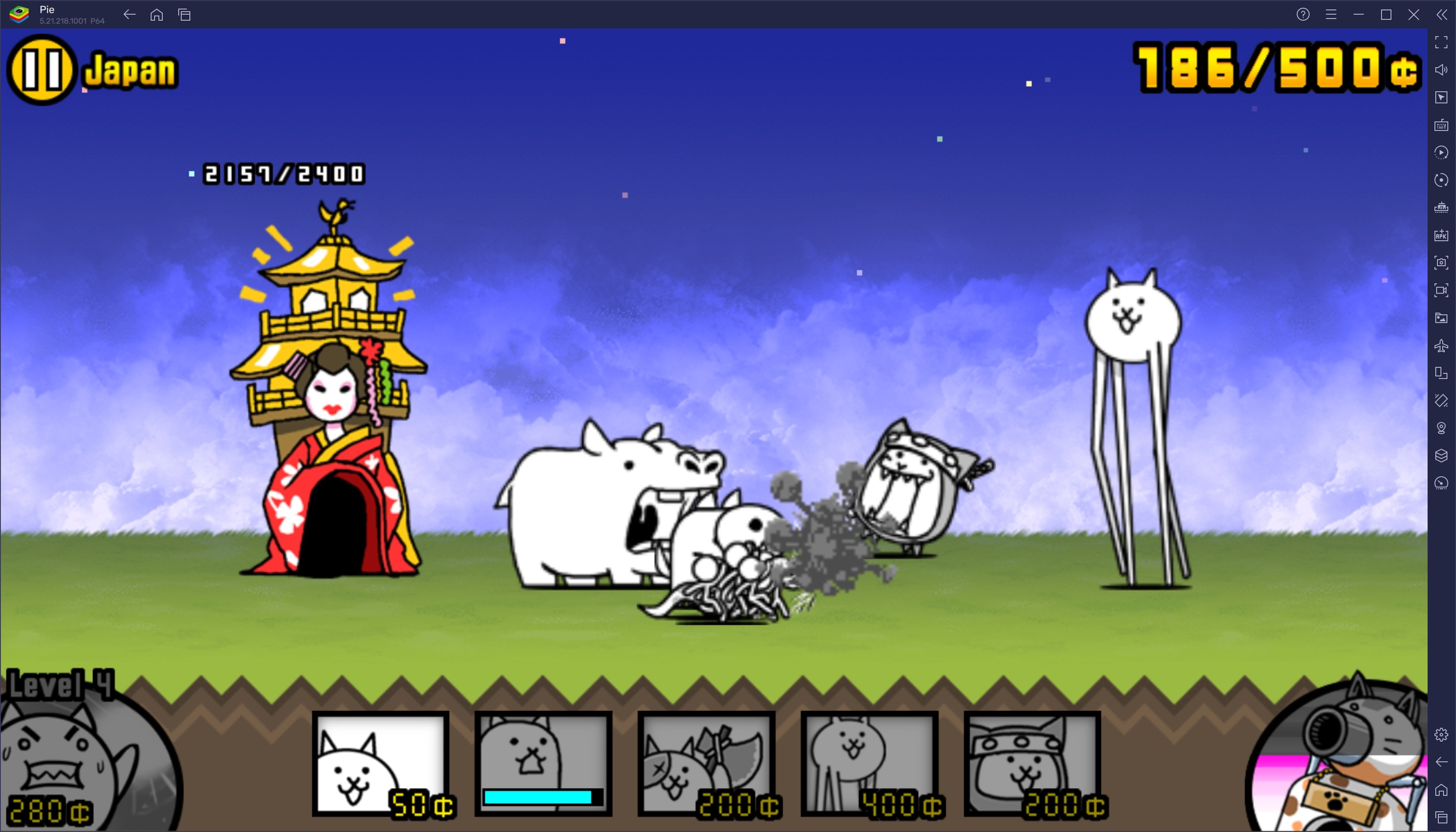 Hướng dẫn game thủ mới chơi The Battle Cats trên PC với BlueStacks