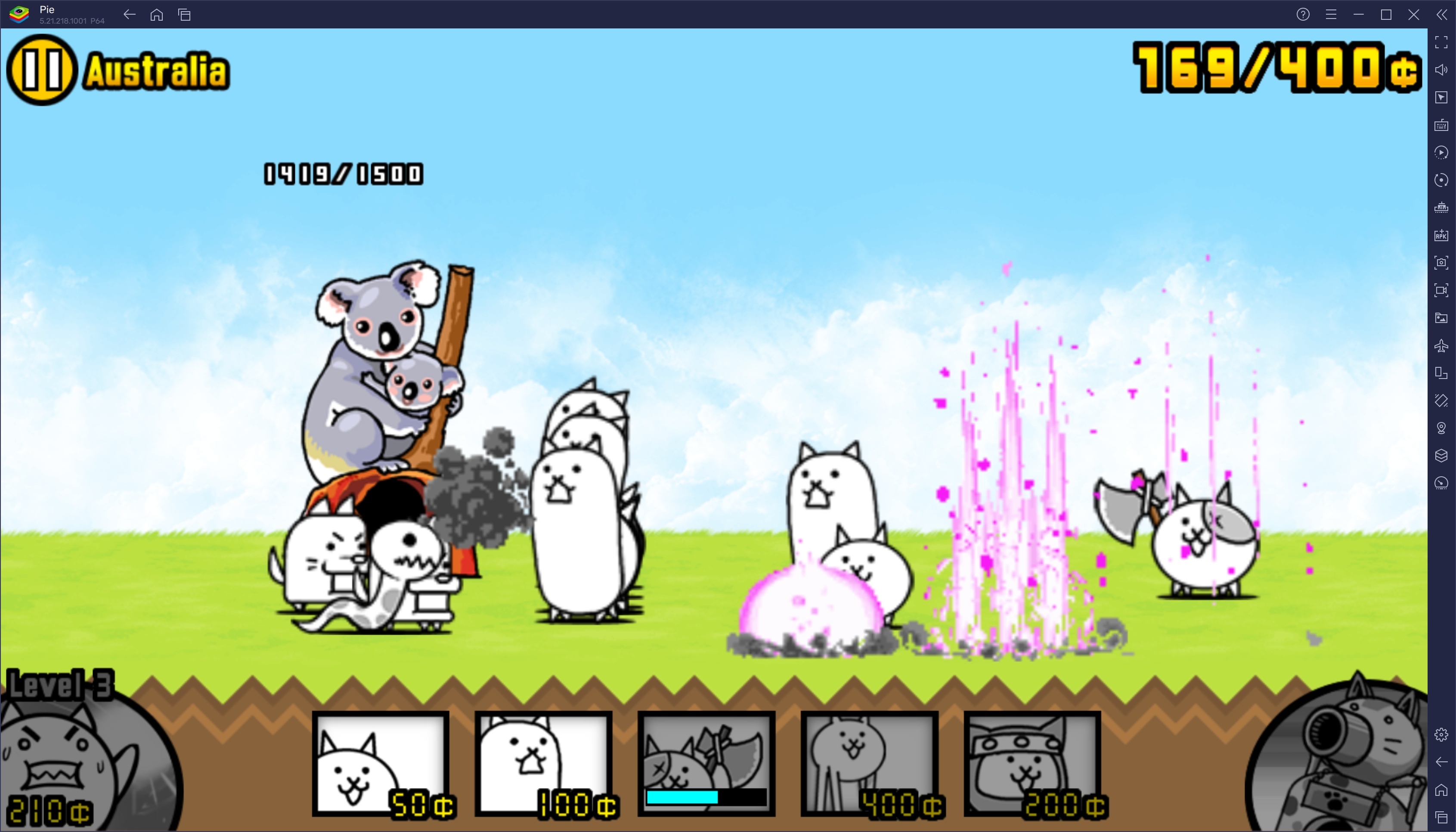 Hướng dẫn game thủ mới chơi The Battle Cats trên PC với BlueStacks