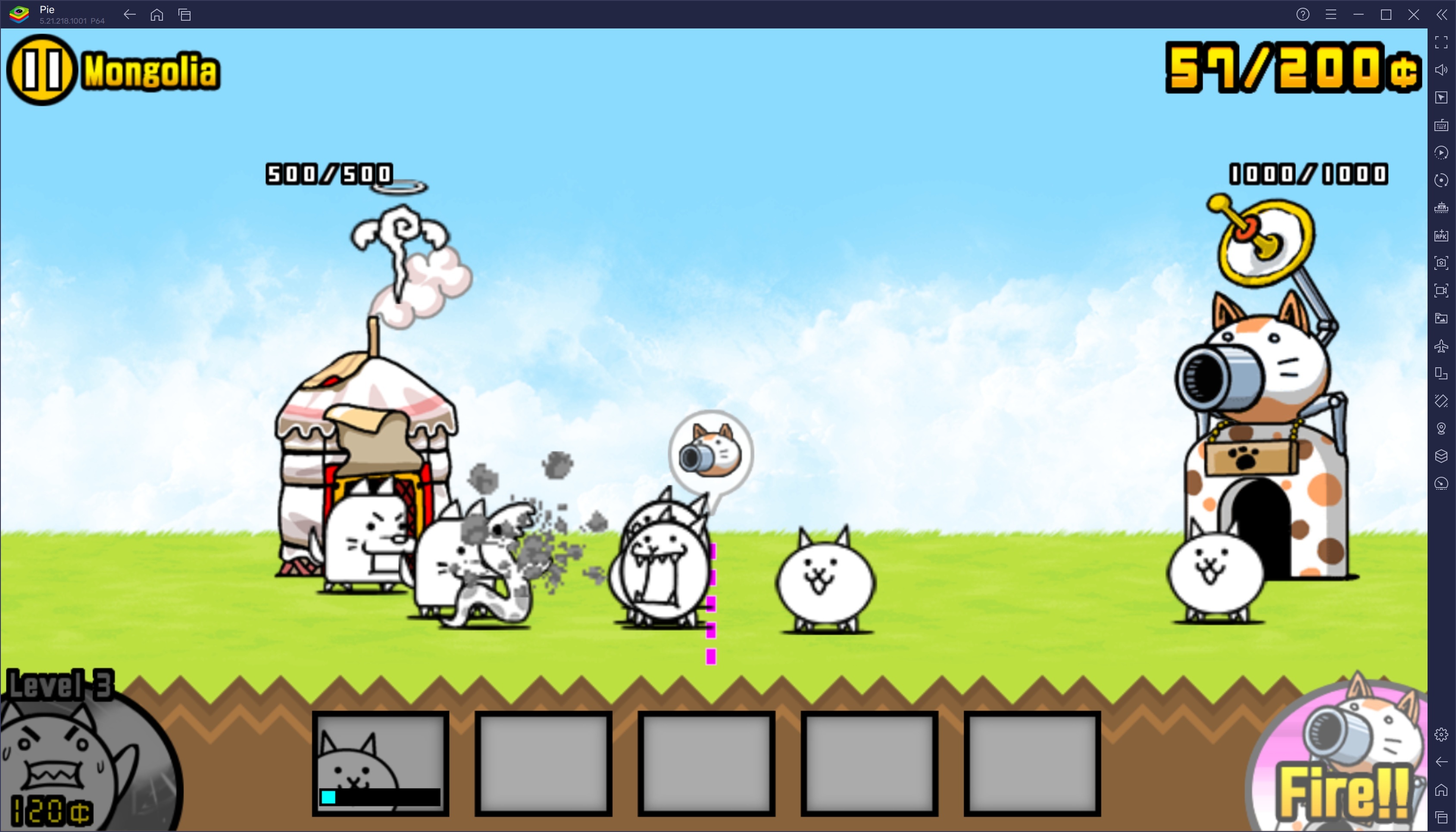 Trải nghiệm tựa game vui nhộn The Battle Cats trên PC với BlueStacks