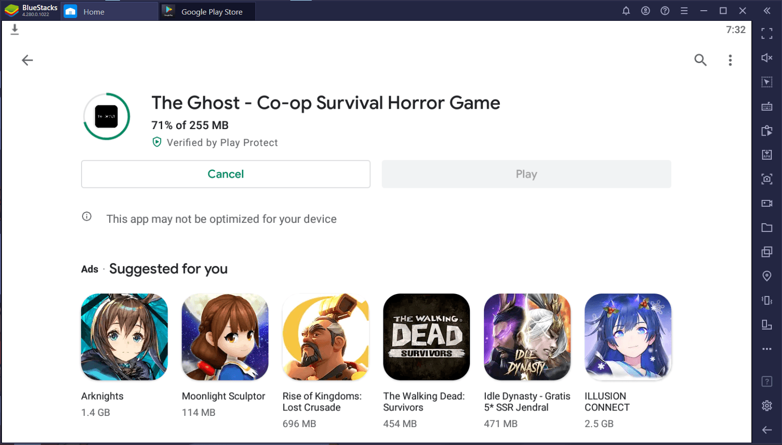 Cara Bermain The Ghost - Co-op Survival Horror Game via BlueStacks di PC!