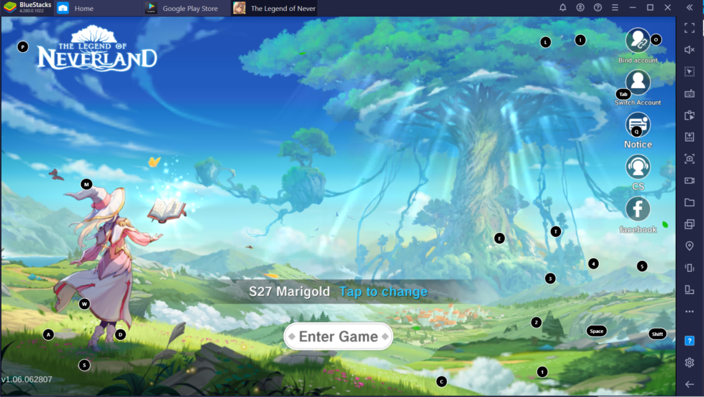 Panduan Bermain MMORPG Mobile The Legend of Neverland di PC Menggunakan