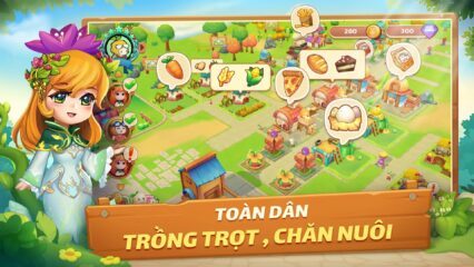 Thị Trấn Củ Cải ZingPlay: Game nông trại mới với đồ họa 3D dễ thương