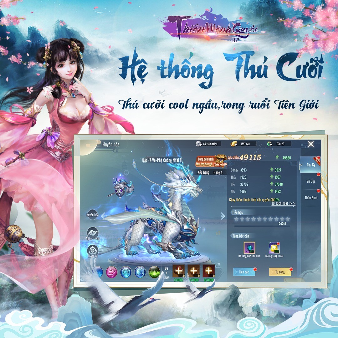 Thiên Mệnh Quyết: Tựa game tiên hiệp mới vừa ra mắt làng game Việt