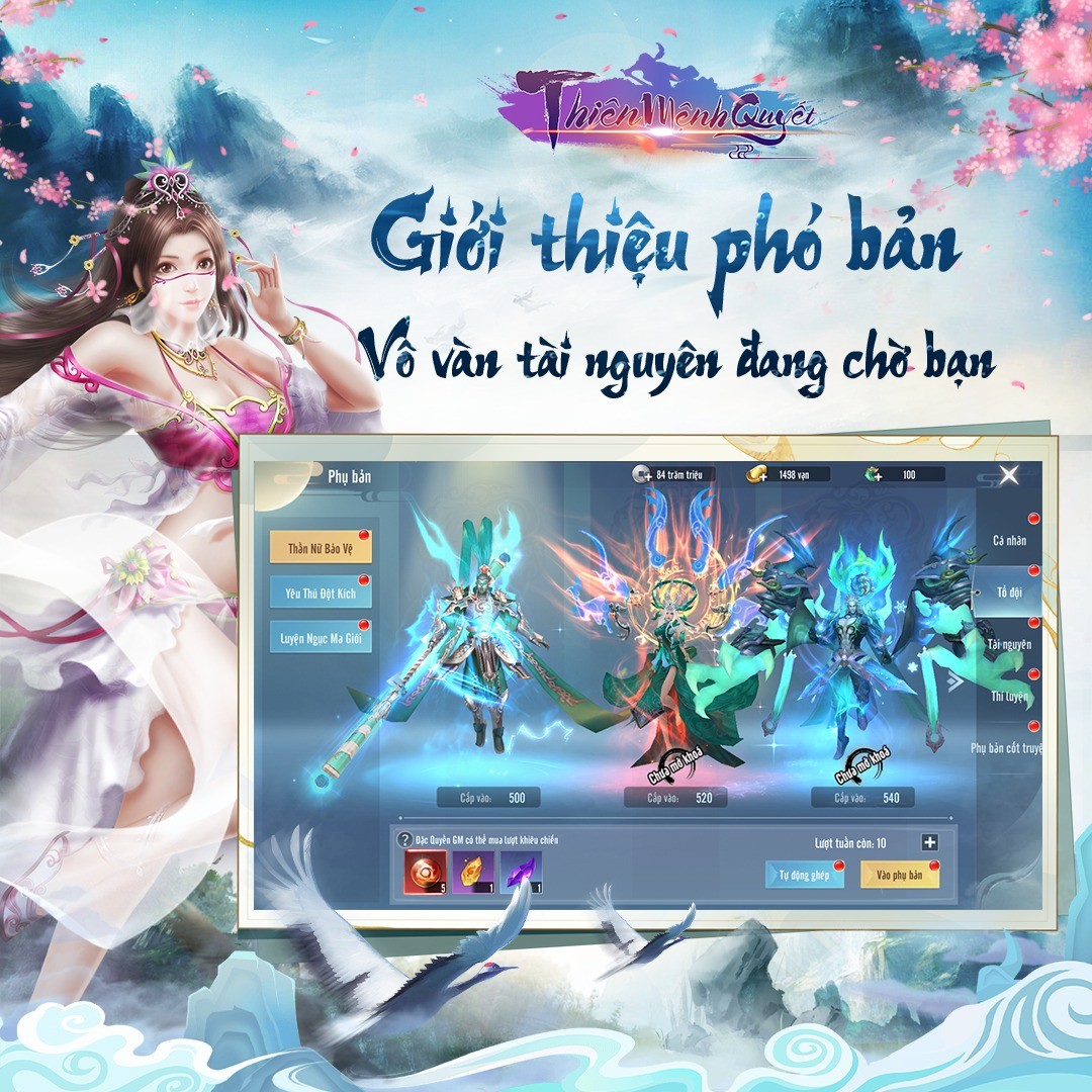 Thiên Mệnh Quyết: Tựa game tiên hiệp mới vừa ra mắt làng game Việt