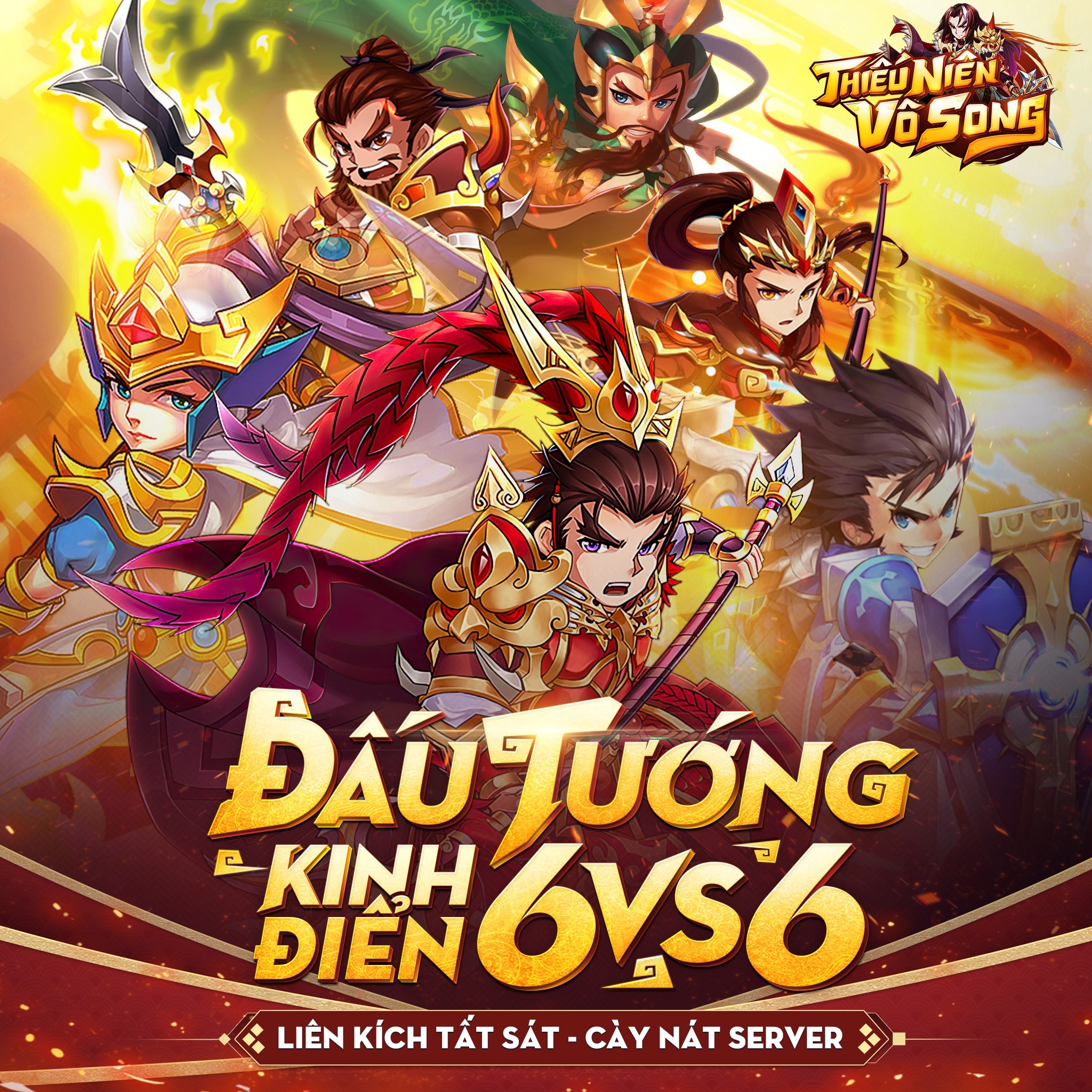 Thiếu Niên Vô Song: Game đấu tướng 6vs6 sắp ra mắt