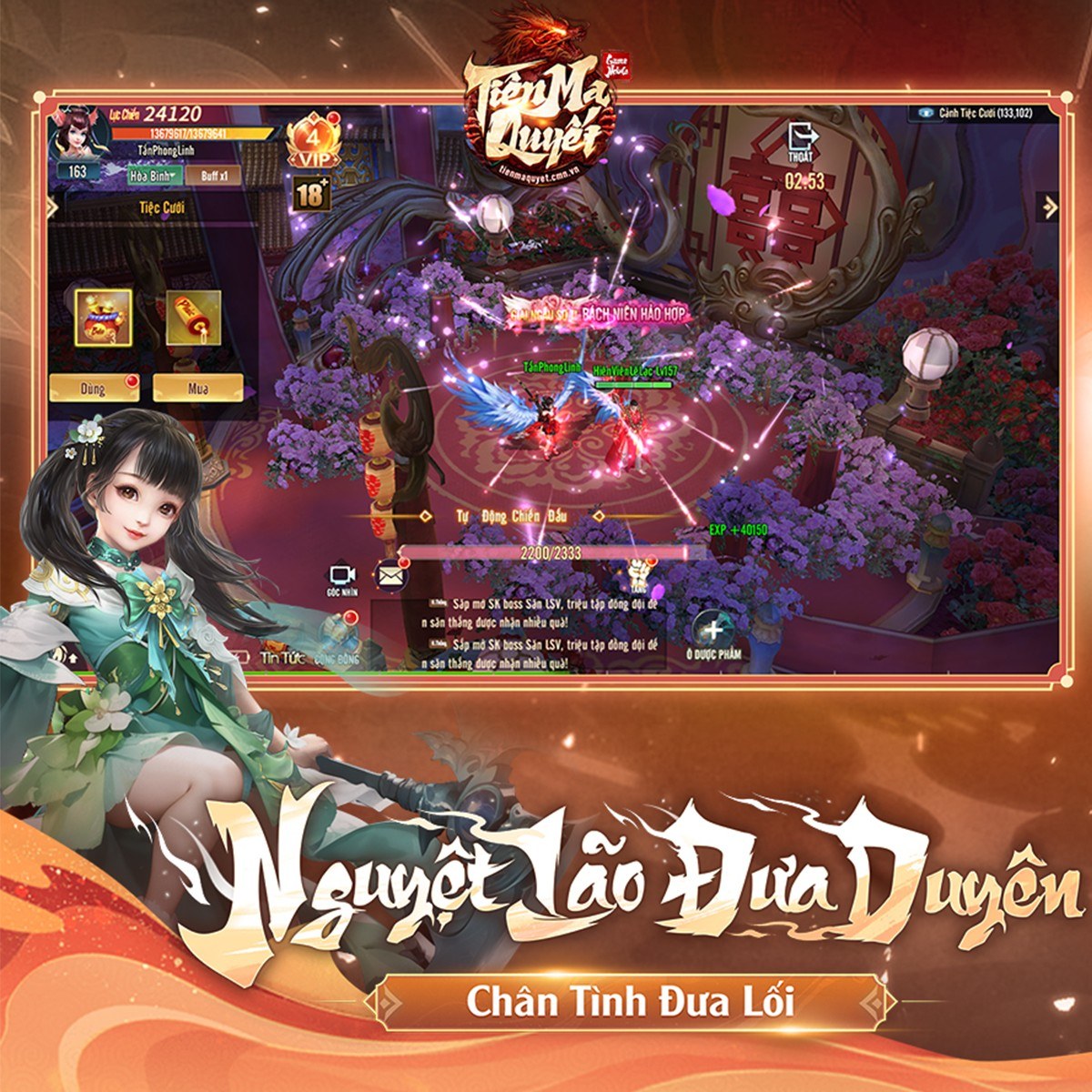 Tiên Ma Quyết: Game nhập vai huyết chiến tam giới sẽ do CMN Online phát hành