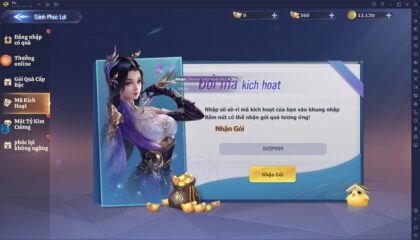 Nhập giftcode lấy quà khi chơi Tiên Tôn: Cùng Phượng Đồng Hành trên PC với BlueStacks