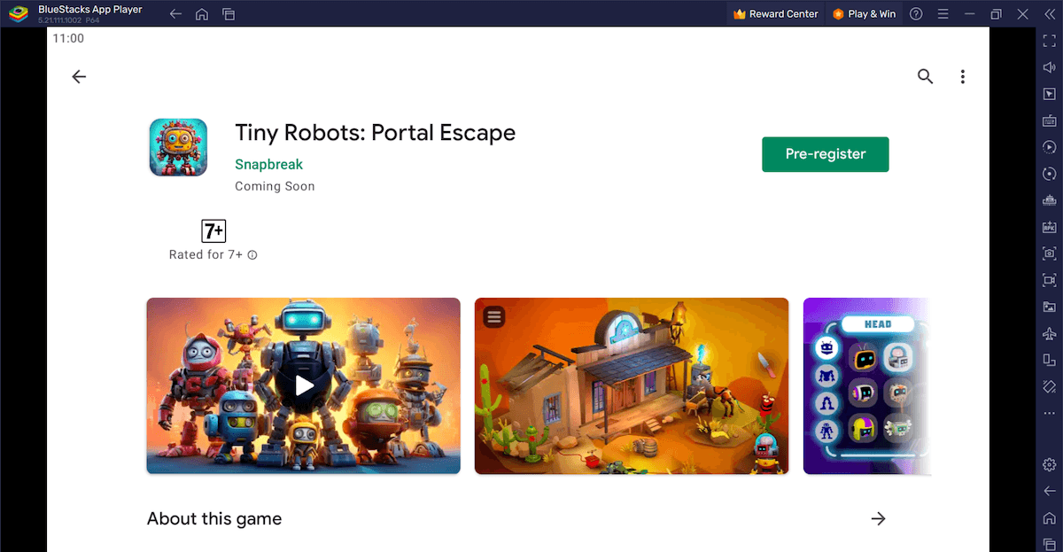 Cùng chơi game giải đố thú vị Tiny Robots: Portal Escape trên PC với BlueStacks