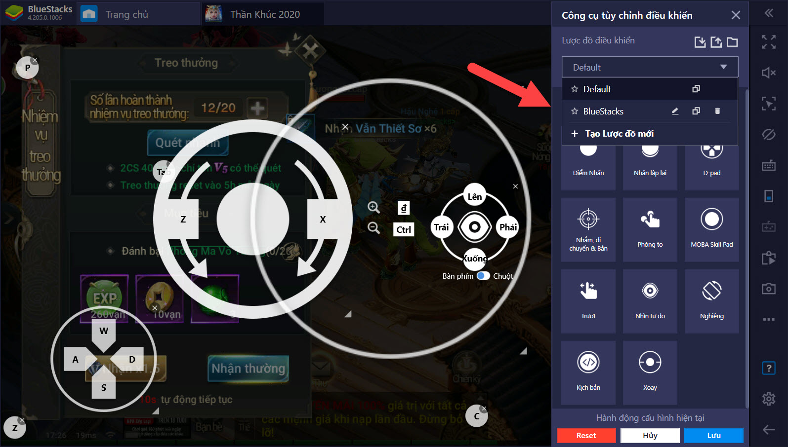 Thiết lập Game Controls tối ưu PvP trong Thần Khúc 2020