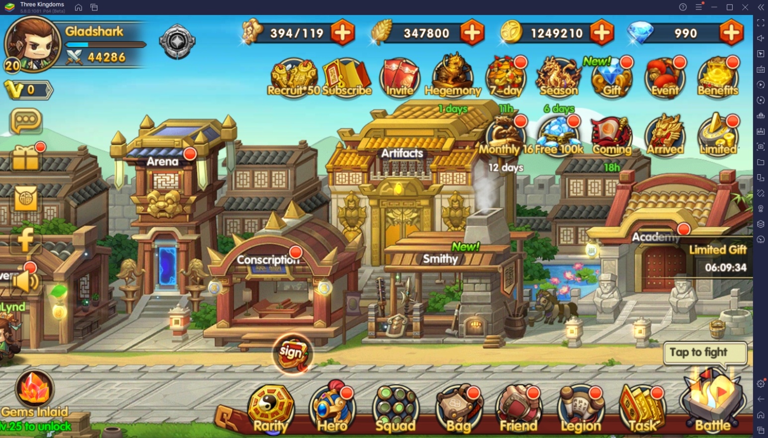 BlueStacks' Beginners Guide to Playing Three Kingdoms: Art of War