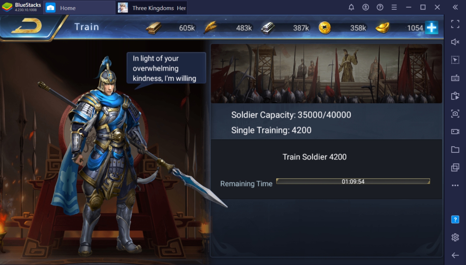 Three Kingdoms: Heroes Saga on PC - Military Guide