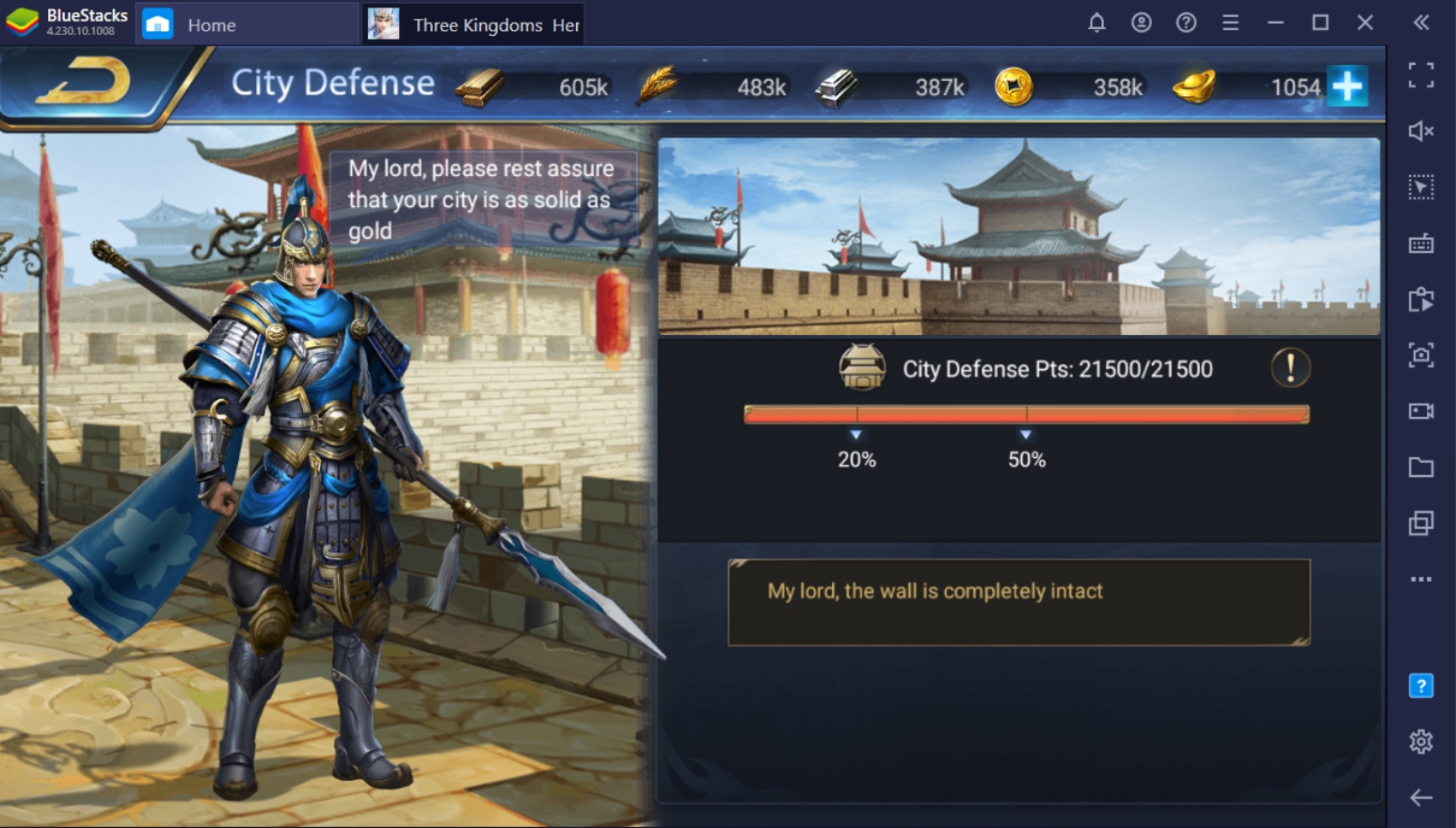 Three Kingdoms: Heroes Saga on PC - Military Guide