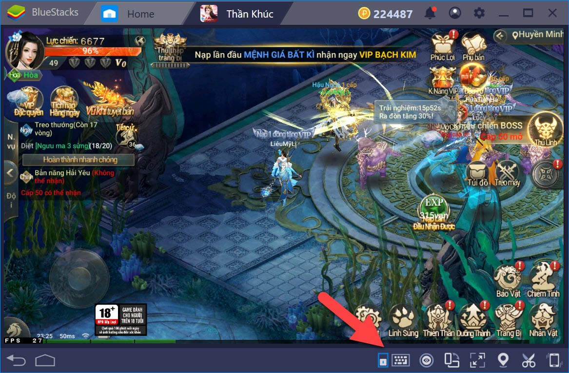 Thiết lập Game Controls khi chơi Thần Khúc Mobile