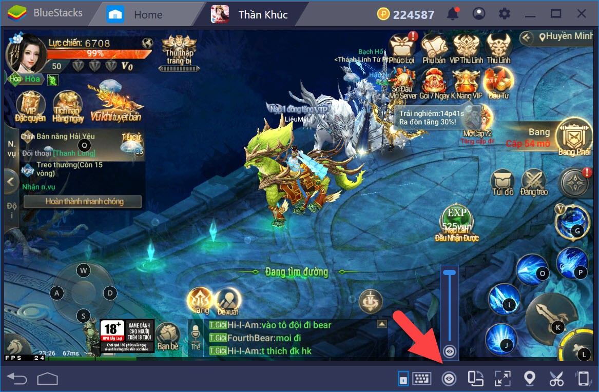 Thiết lập Game Controls khi chơi Thần Khúc Mobile