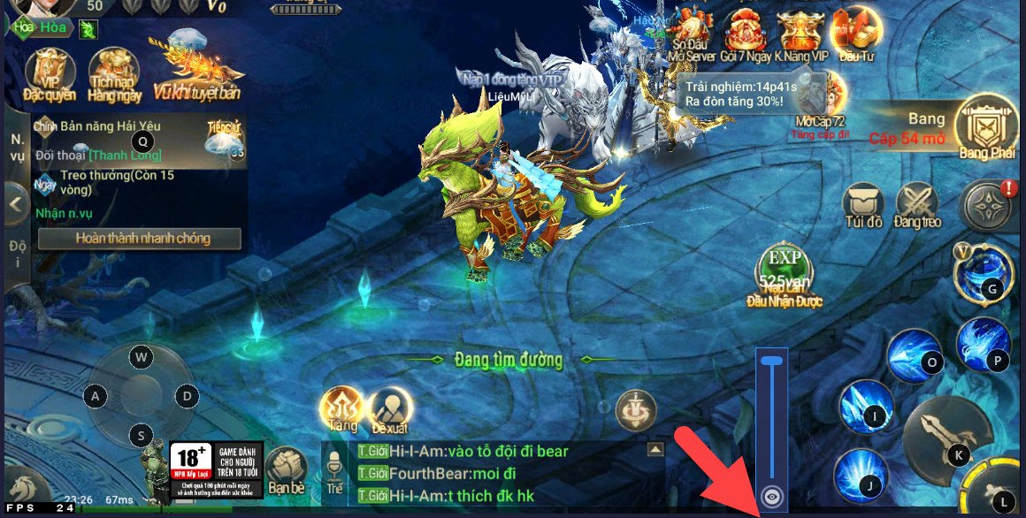 Thiết lập Game Controls khi chơi Thần Khúc Mobile