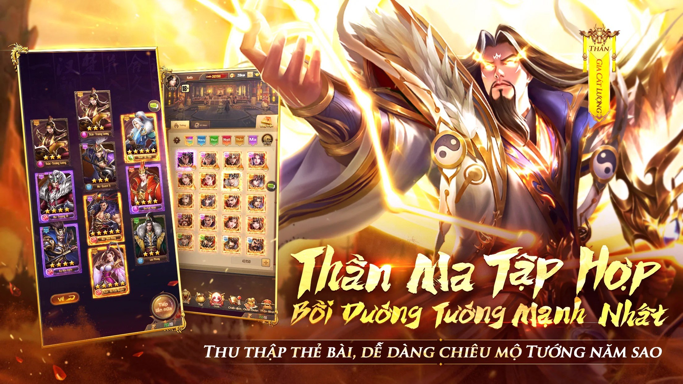 Thần Ma: Tam Quốc Xuất Chinh - Game thẻ tướng rảnh tay mới từ Gzone sắp ra mắt