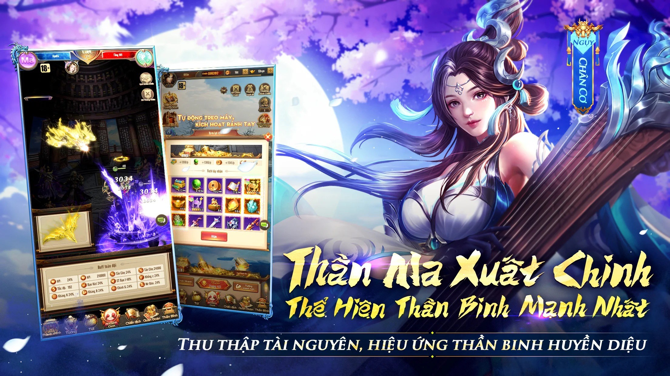 Thần Ma: Tam Quốc Xuất Chinh - Game thẻ tướng rảnh tay mới từ Gzone sắp ra mắt