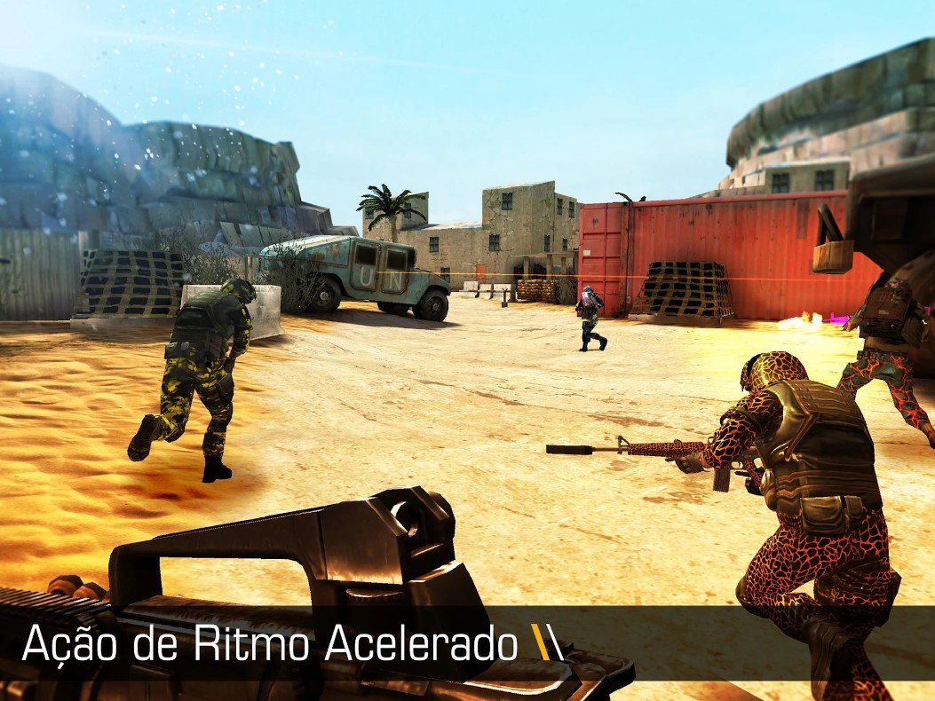 FREE FIRE JOGO DE TIRO ONLINE ANDROID 2018 