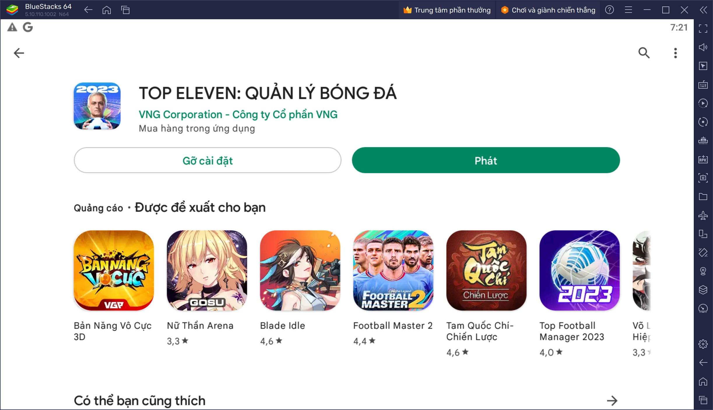 Top Eleven VNG: Trải nghiệm tựa game quản lý bóng đá huyền thoại ‘full’ tiếng Việt trên PC