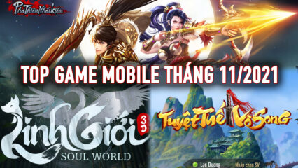 Top 7 game mobile đáng chơi ra mắt tháng 11 tại Việt Nam