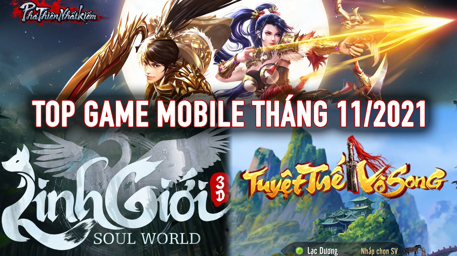 Top 7 game mobile đáng chơi ra mắt tháng 11 tại Việt Nam