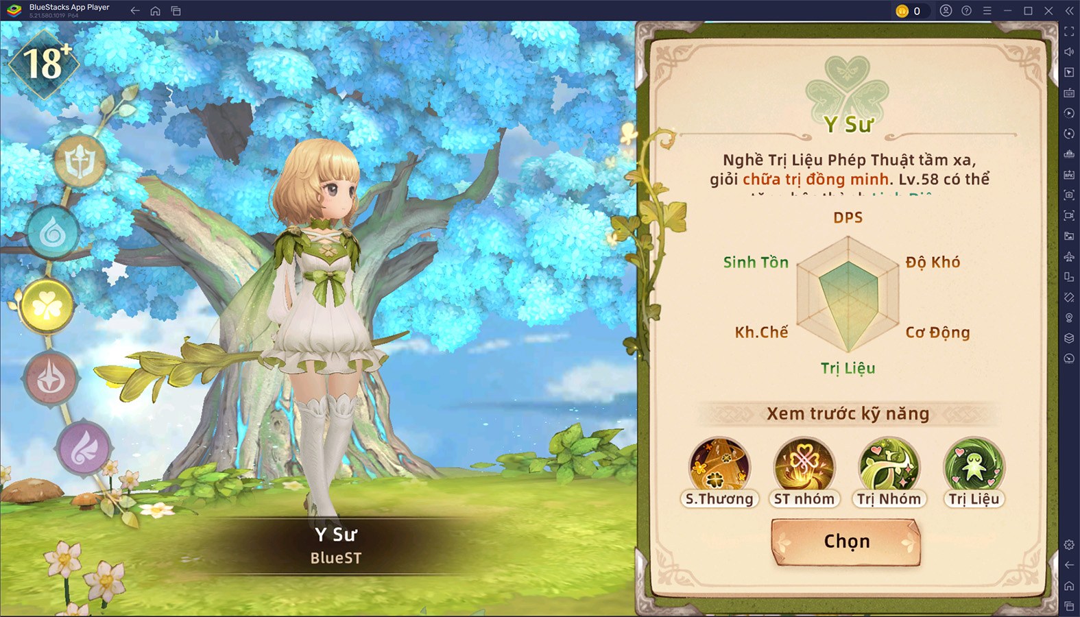 Tìm hiểu về 5 lớp nhân vật trong Tree of Savior：Neverland -TTH