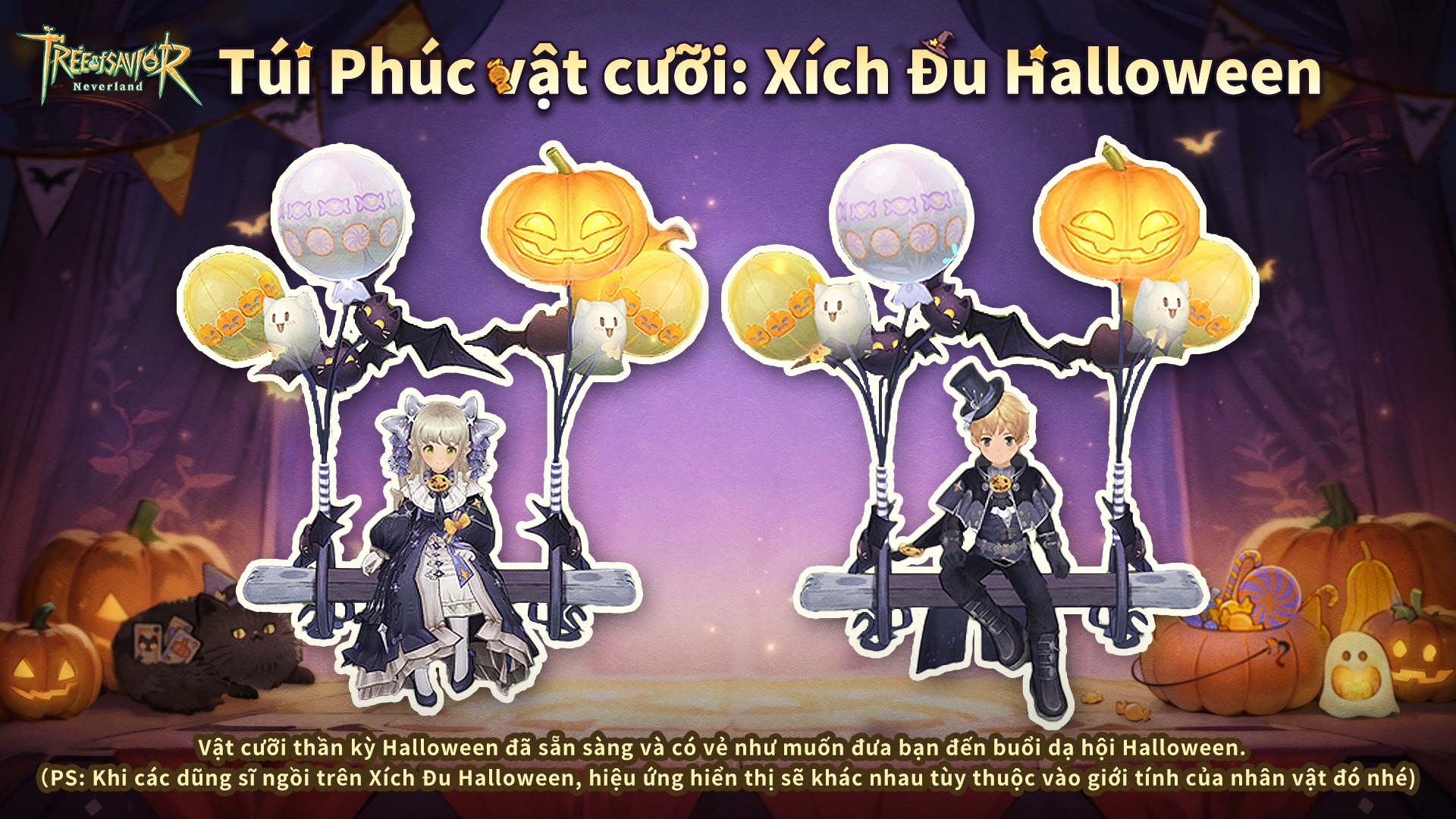 Tree of Savior：Neverland -TTH mở sự kiện Túi Phúc mừng Halloween 2024