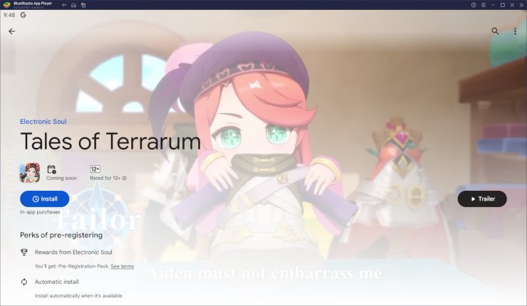 Hướng dẫn chơi Tales of Terrarum trên PC với BlueStacks