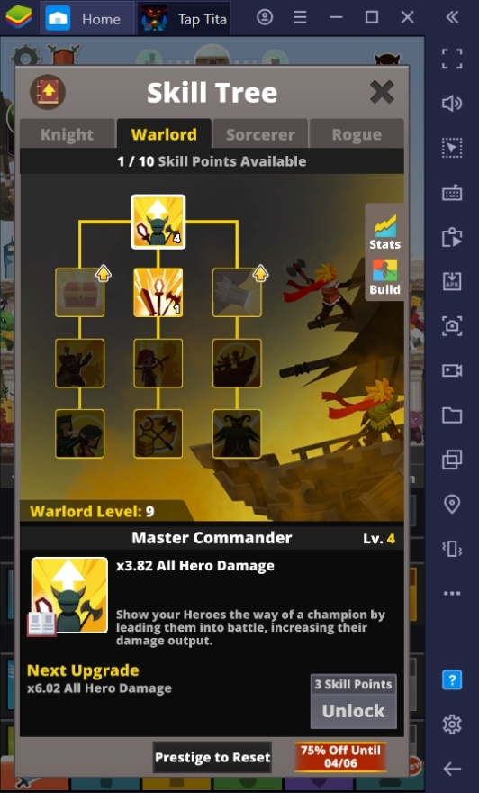 Guide To Choosing The Right Skill Tree in Tap Titans 2 BlueStacks