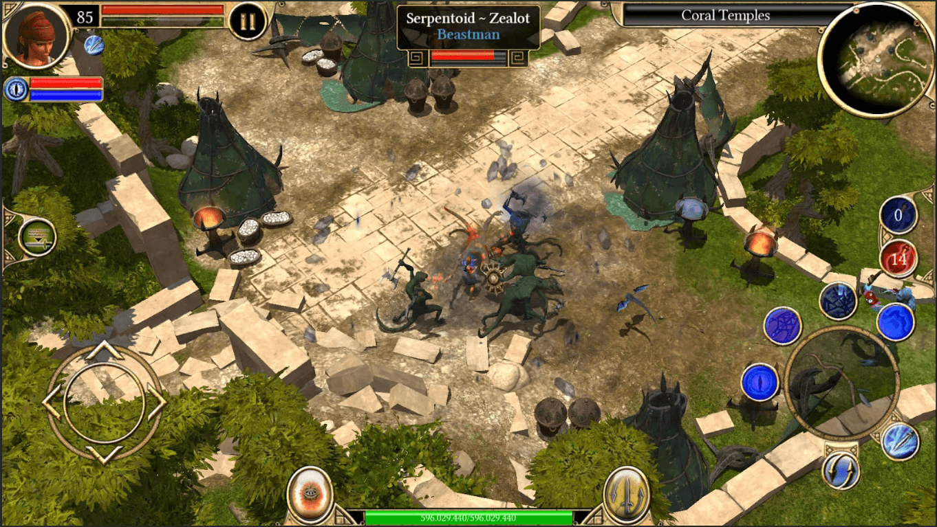 วิธีเล่น Titan Quest: Ultimate Edition บนพีซีหรือ Mac ด้วย BlueStacks