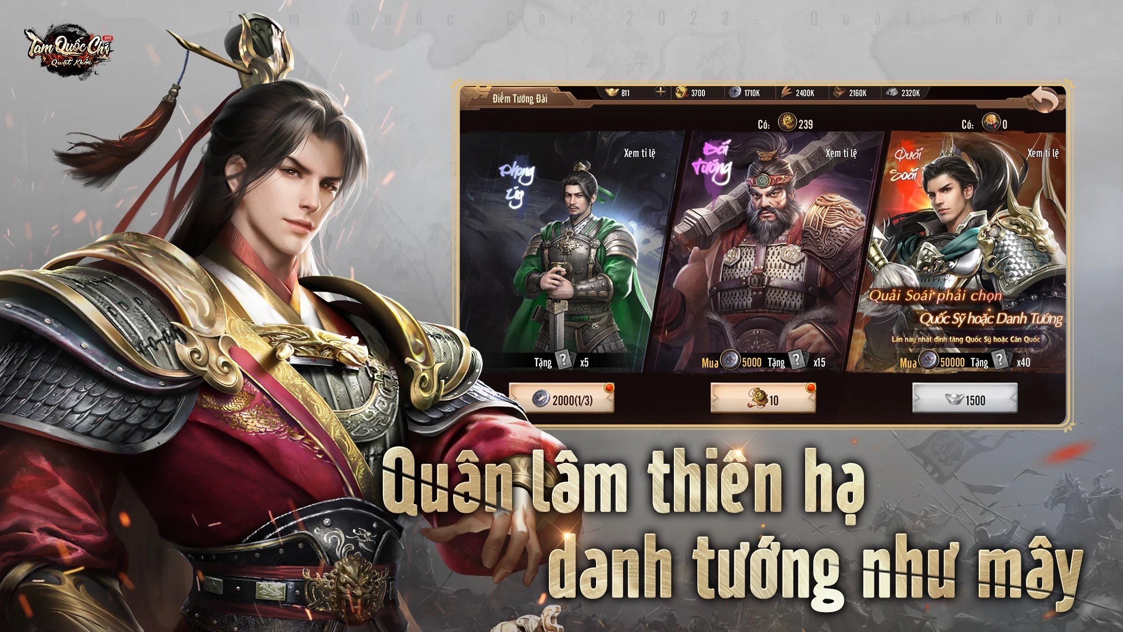 Game SLG mới Tam Quốc Chí 2022: Quật Khởi sắp phát hành