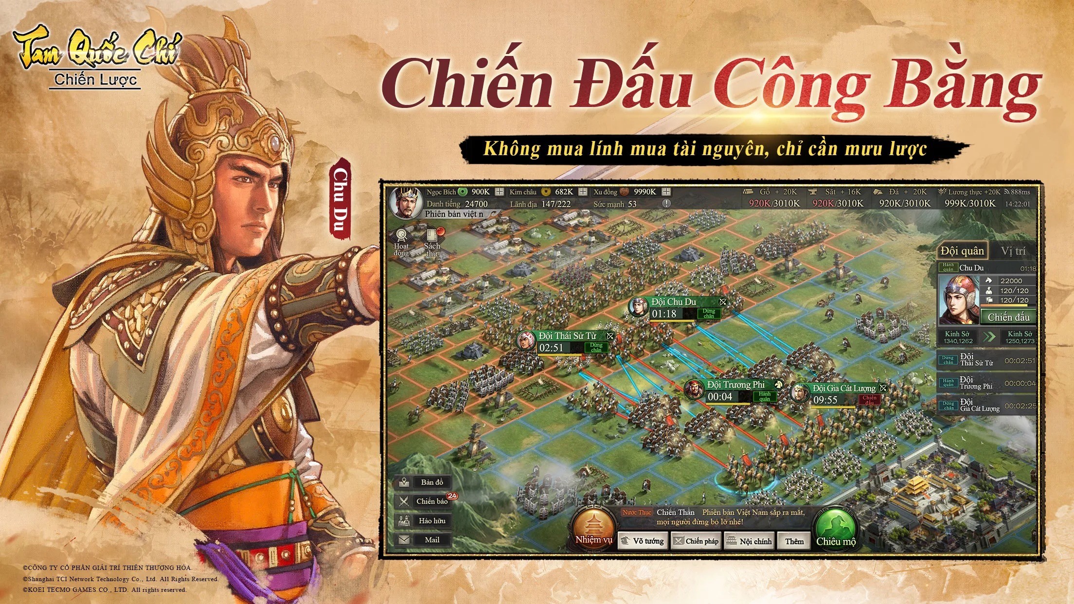 Tam Quốc Chí - Chiến Lược: Game chiến thuật “hardcore” từ Koei Tecmo sắp ra mắt tại VN