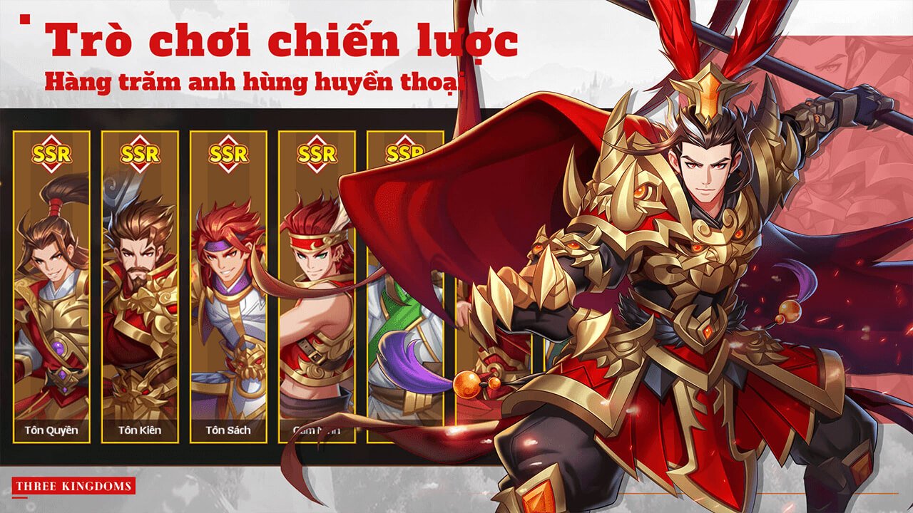 Tam Quốc Chí - Danh Tướng Truyện: Game thẻ tướng chiến thuật Tam Quốc mở đăng ký trước