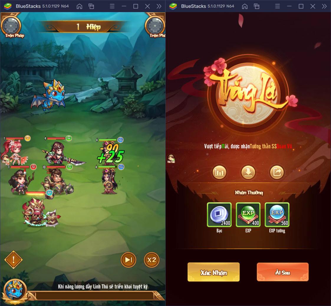 Chơi game thẻ bài chiến Tam Quốc Ca Ca trên PC với BlueStacks