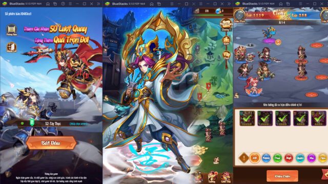 Chơi game thẻ bài chiến Tam Quốc Ca Ca trên PC với BlueStacks