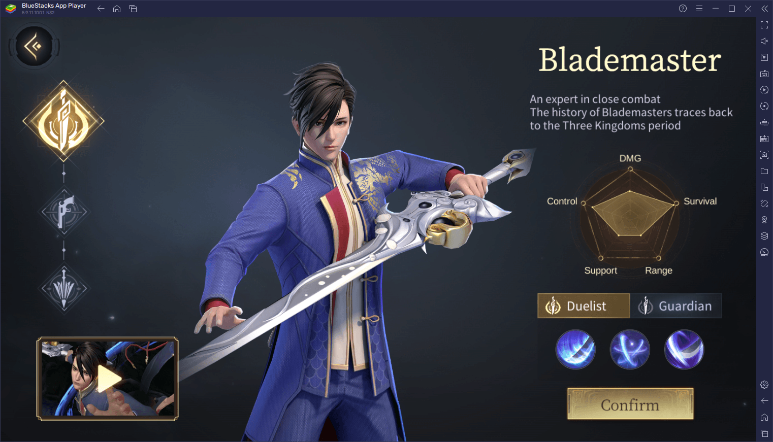 Guia da classe "Blademaster" de Time Raiders - Tudo o que você precisa saber antes de jogar como Blademaster