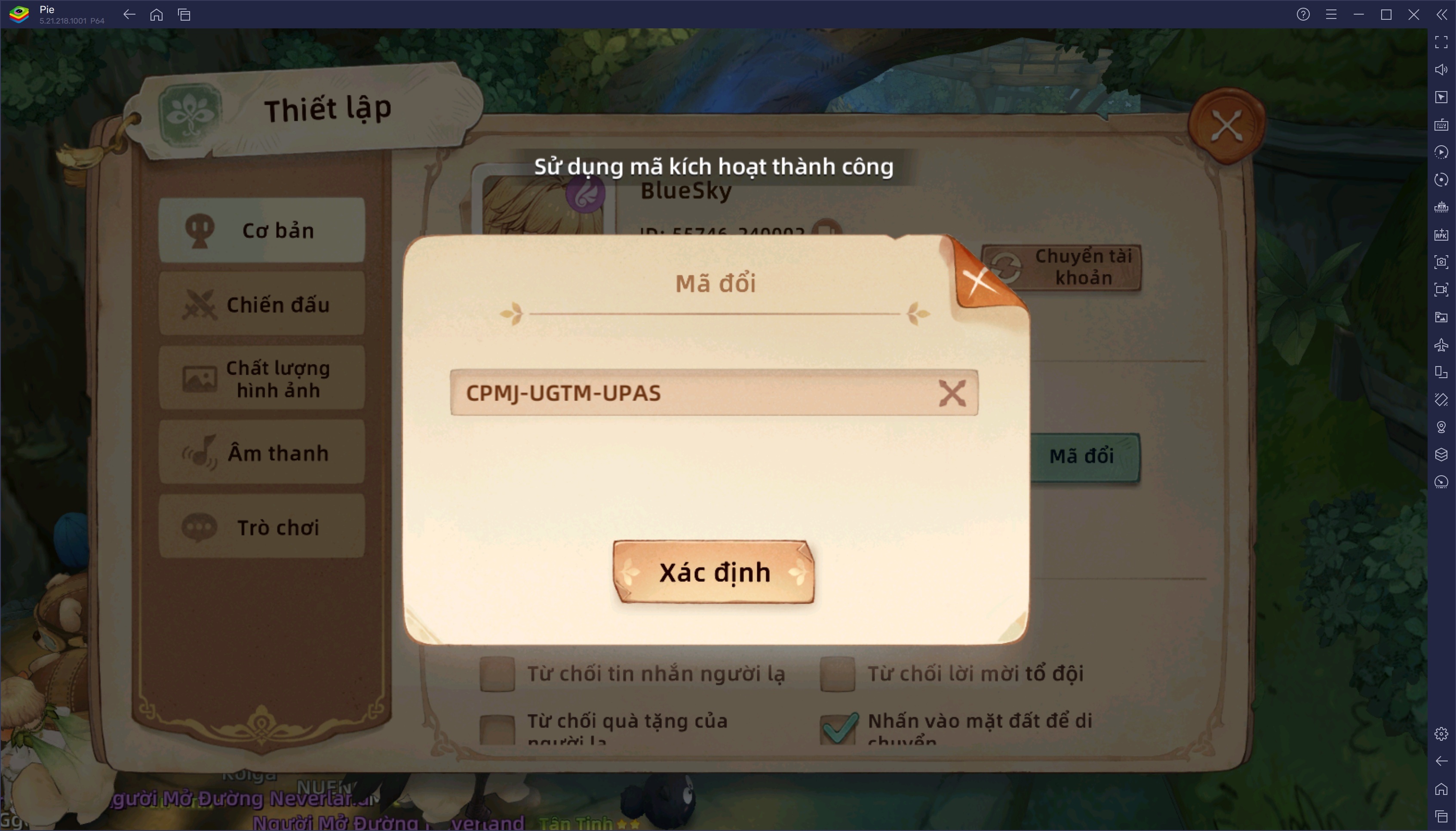 Tổng hợp giftcode mới nhất của Tree of Savior：Neverland -TTH – Tháng 10/2024