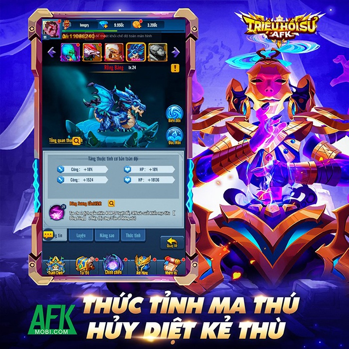 Triệu Hồi Sư AFK game thẻ tướng thế hệ mới sắp cập bến làng game Việt