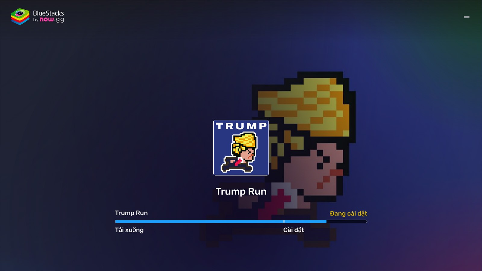 Cùng chơi tựa game vui nhộn Trump Run trên PC với BlueStacks