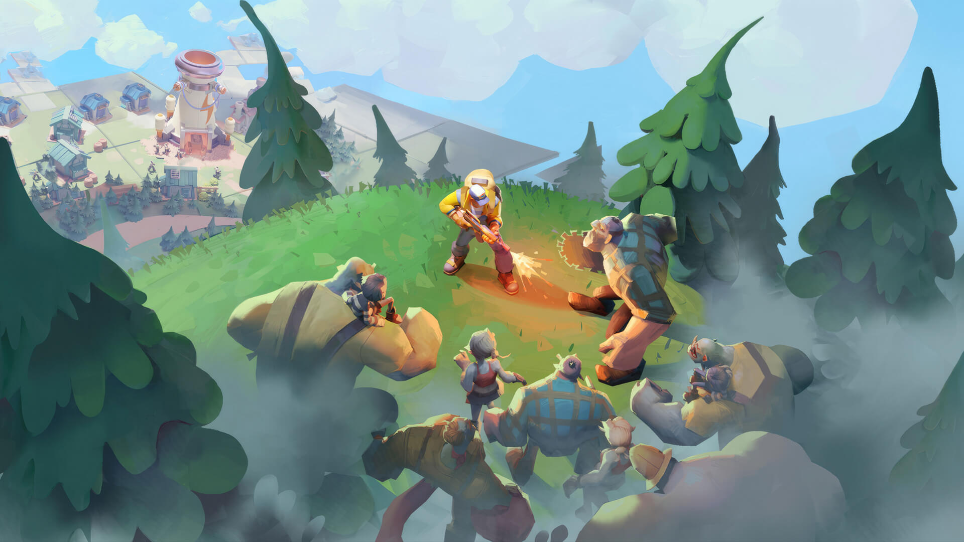 Tiles Survive! - Recrute heróis e forme alianças fortes