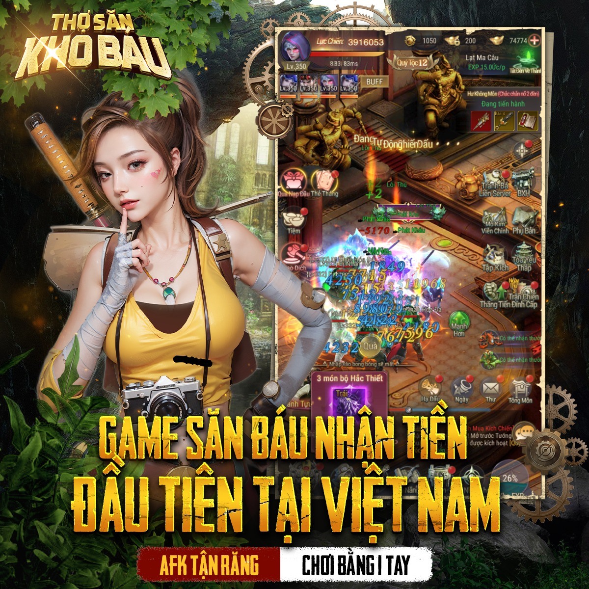 Thợ Săn Kho Báu: Game “đạo mộ” mobile sắp ra mắt tại Việt Nam