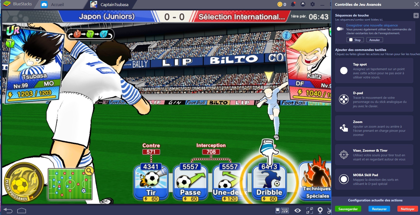 Captain Tsubasa : Dream Team, marquer un but à coup sûr grâce à Combo Key