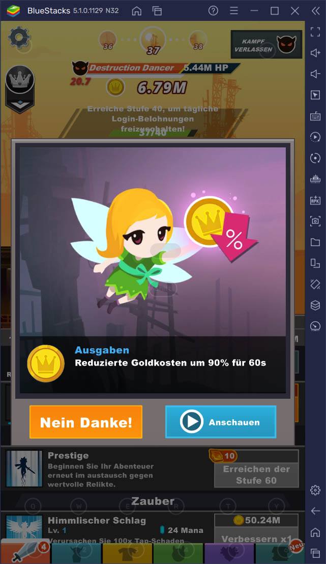 Tap Titans 2 auf dem PC – Tippe deine Probleme weg mit diesem Anfängerleitfaden