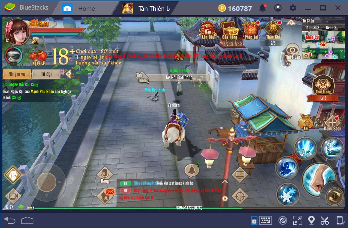 Thiết lập Game Controls khi chơi Tân Thiên Long Mobile với BlueStacks