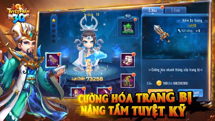 Tuyệt Phẩm 3Q: Game đấu tướng Tam Quốc phong cách chibi cực đáng yêu sắp ra mắt