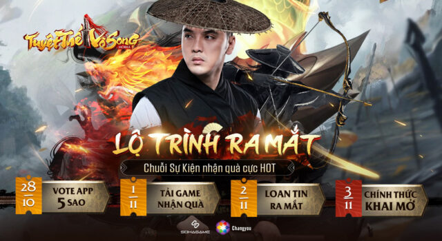 Ca sĩ Ưng Hoàng Phúc trở thành gương mặt đại diện Tuyệt Thế Vô Song Mobile